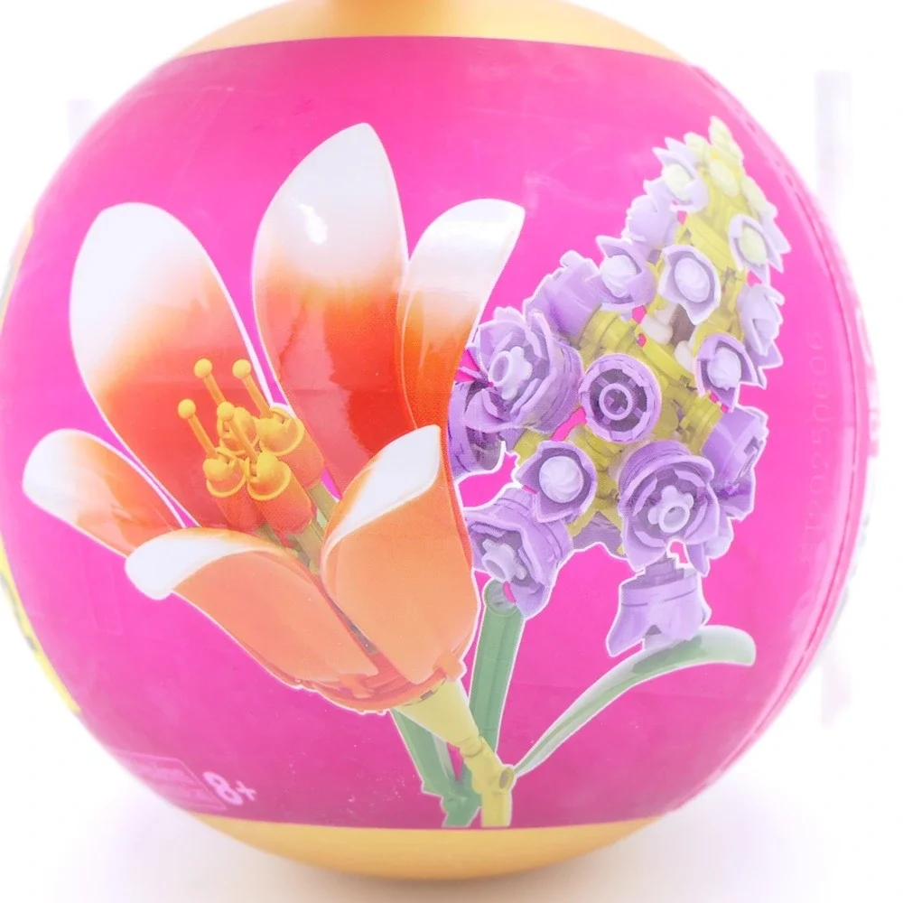 Zuru MAX Flowers Collection Capsule Building Toy 4 Pack - 204/212/232/243 Pcs